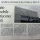 Ritaglio di giornale sulla condanna per appropriazione indebita di un'auto a noleggio a Fasano, assistita dall'Avvocato Sardella e Dipasquale.