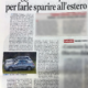 Notizia dell'operazione Interpol contro la gang che rubava auto di lusso a Fasano per esportarle all'estero.